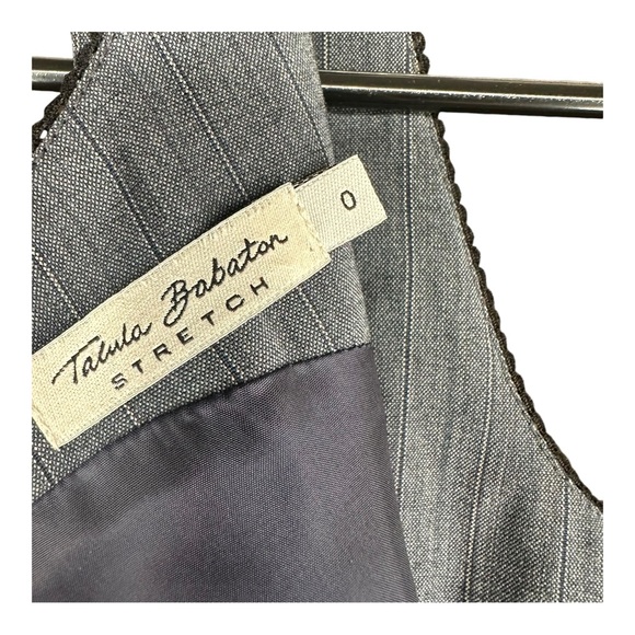 Talula Babaton Aritzia 0 Gray Stretch Wool Blend Dress Shift Career 90s Vibe - Picture 3 of 13